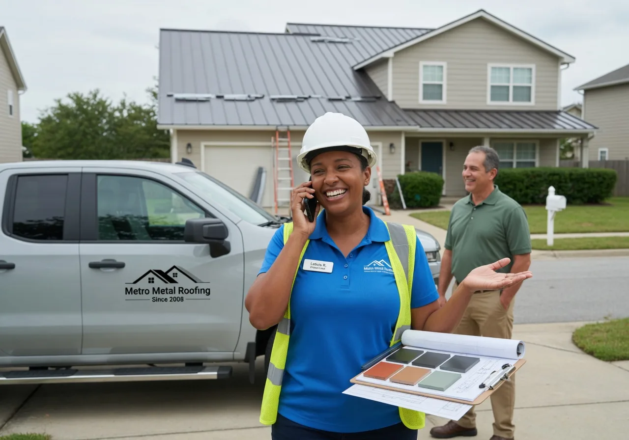 Storm Damage Metal Roof Repair in Oak Ridge, PA
